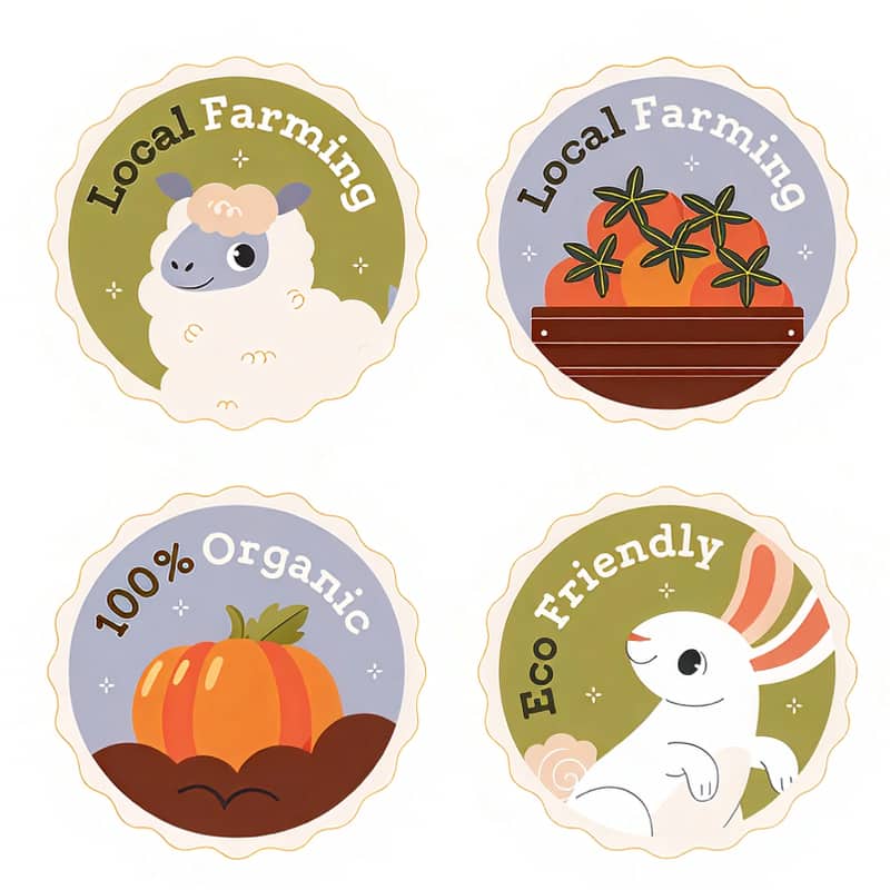 Stickers &;Labels